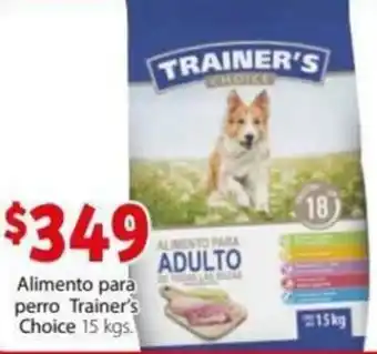 Soriana Express Alimento para Perro Trainer's Choice 15kgs oferta