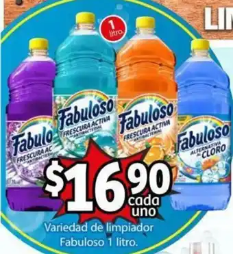 Variedad de Limpiador Fabuloso 1 Litro