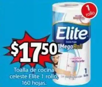 Soriana Express Toalla de cocina celeste Elite 1 rollo oferta