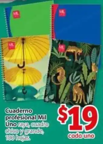 Soriana Express Cuaderno profesional Mil Uno oferta