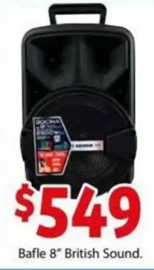 Bafle 8" British Sound