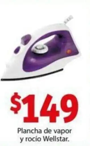 Soriana Express Plancha de vapor y rocio Wellstar oferta