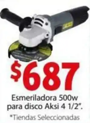 Esmeriladora 500w para Disco Aksi 4 1/2"