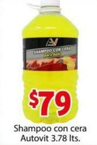 Soriana Express Shampoo con Cera Autovit 3.78lts oferta