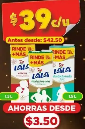 Bodega Aurrerá LALA deslactosada 1.5L oferta