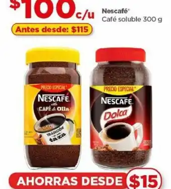 Bodega Aurrerá Nescafé Café soluble 300 g oferta