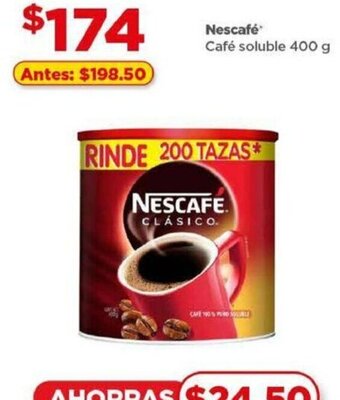 Bodega Aurrerá Nescafé Café soluble 400 g oferta