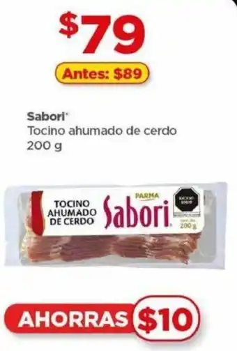Bodega Aurrerá Sabori Tocino ahumado de cerdo 200 g oferta