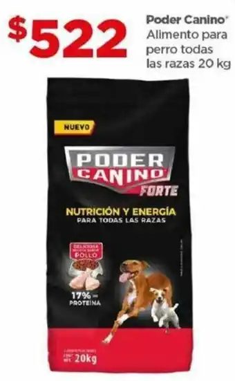Bodega Aurrerá Poder Canino Alimento para perro todas las razas 20 kg oferta