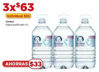 Bodega Aurrerá Gerber Agua purificada 4 L oferta