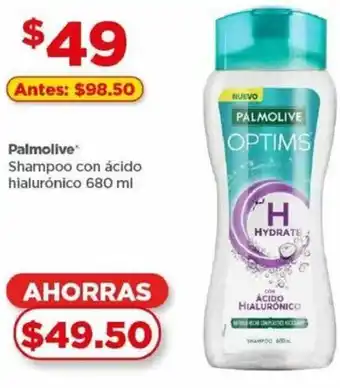 Bodega Aurrerá Palmolive Shampoo con ácido hialurónico 680 ml oferta