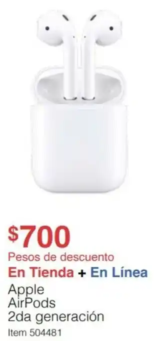Costco Apple AirPods 2da generación oferta