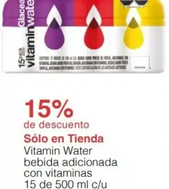 Costco Vitamin Water bebida adicionada con vitaminas 15 de 500 ml c/u oferta
