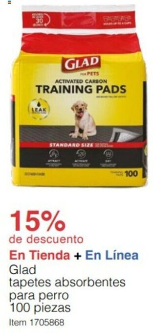 Costco Glad tapetes absorbentes para perro 100 piezas oferta