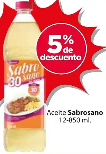 Aceite Sabrosano 12-850 ml.