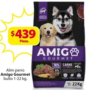 Zorro Alim perro Amigo Gourmet bulto 1-22 kg. oferta