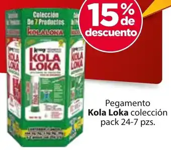 Pegamento Kola Loka colección pack 24-7 pzs.