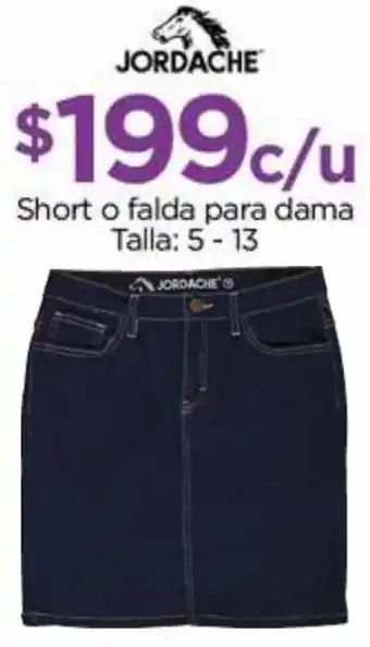 Chedraui Short o falda para dama Talla: 5-13 oferta