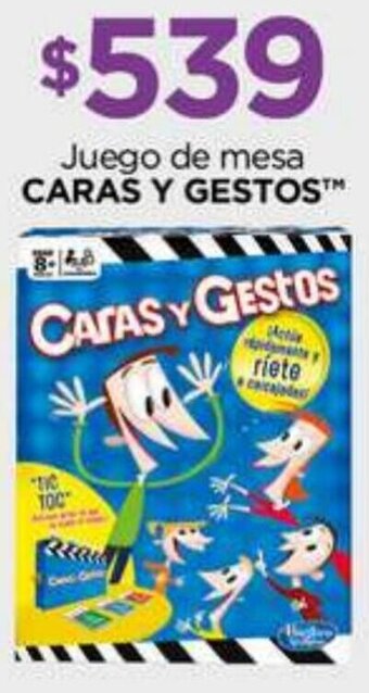 Juego caras discount y gestos hasbro