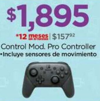 Chedraui Control Mod. Pro Controller *Incluye sensores de movimiento oferta
