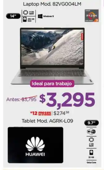 Chedraui Laptop Mod. 82VG004LM oferta
