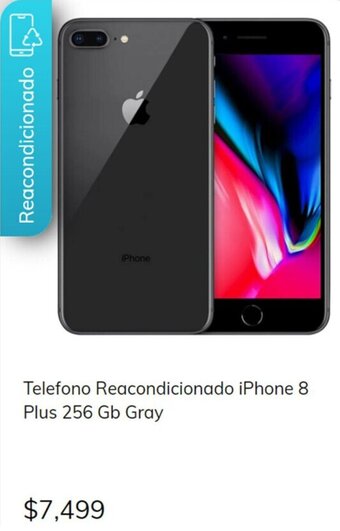 MOBO Telefono Reacondicionado iPhone 8 Plus 256 Gb Gray oferta