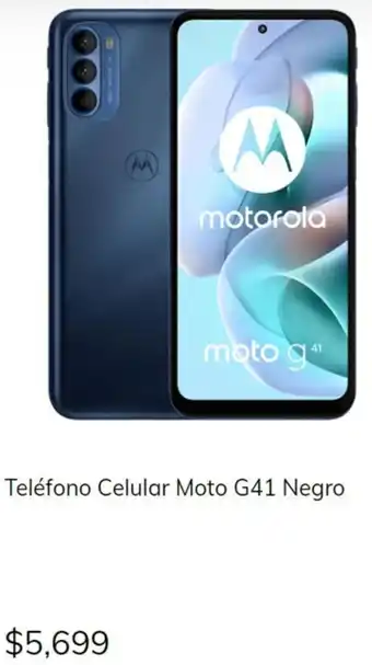 Teléfono Celular Moto G41 Negro