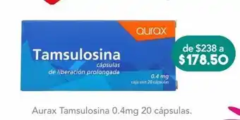Clorhidrato de tamsulosina 0.4 mg