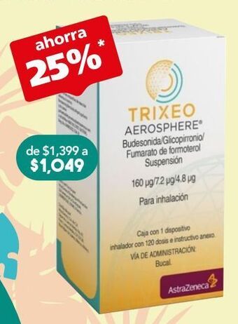 Farmacia San Pablo Trixeo 120 ui inhalador caja oferta