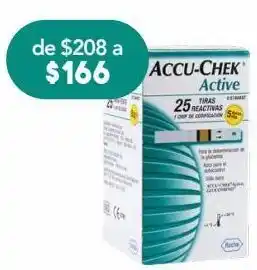 Farmacia San Pablo Accu-chek active 25 tiras reactivas 25 piezas caja oferta