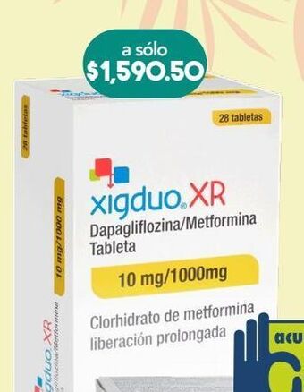 Farmacia San Pablo Xigduo xr 28 tableta caja oferta