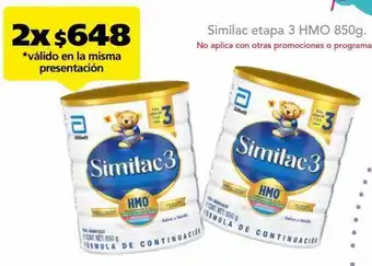 Farmacia San Pablo Similac etapa 3 hmo 850g oferta