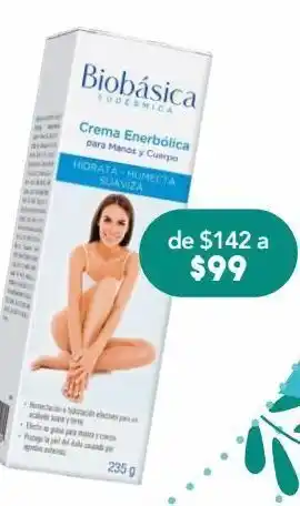 Farmacia San Pablo Biobásica eudérmica crema enerbólica para manos y cuerpo 235 g oferta