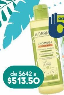 Farmacia San Pablo A-derma exomega control aceite de ducha facial y corporal para piel con tendencia atópica oferta