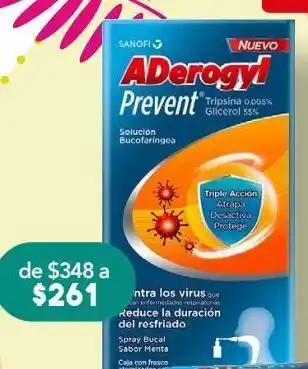 Farmacia San Pablo Aderogyl sabor menta spray bucal prevent 20 ml oferta