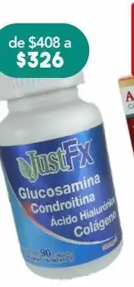 Farmacia San Pablo Just fx 90 cápsulas frasco sulfato de glucosamina 166.66 mg oferta