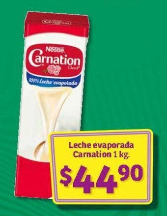 Soriana Híper Leche evaporada Carnation 1 kg. oferta