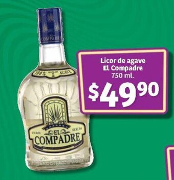 Soriana Híper Licor de agave EL Compadre 750 ml. oferta