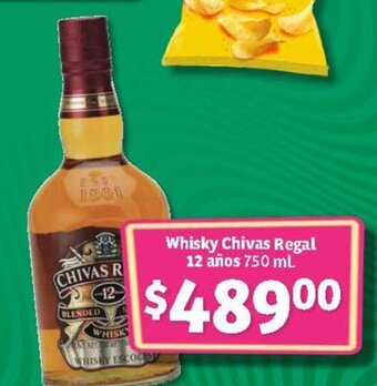 Soriana Híper Whisky Chivas Regal 12 años 750 ml oferta