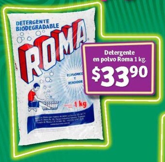 Detergente en polvo Roma 1 kg.