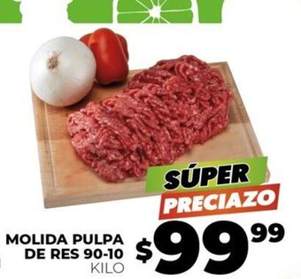 Merco MOLIDA PULPA DE RES 90-10, KILO oferta