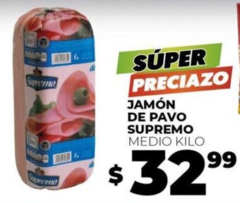 Merco JAMÓN DE PAVO SUPREMO MEDIO KILO oferta