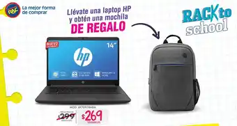 Llévate una laptop HP y obtén una mochila DE REGALO SEMANALES