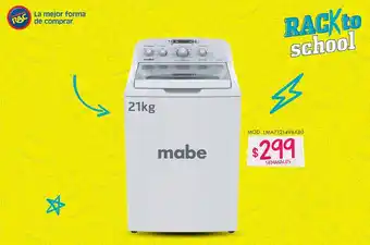 RAC mabe 21kg MOD. LMA71214VBABO SEMANALES oferta