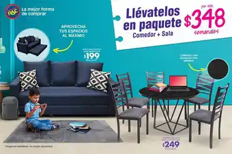Llévatelos en paquete Comedor + Sala semanales