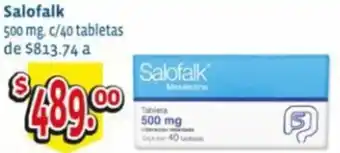 Farmacias San Isidro y San Borja Salofalk 500 mg. c/40 tabletas oferta