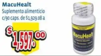MacuHealt Suplemento alimenticio c/90 caps.