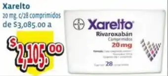 Xarelto 20 mg. c/28 comprimidos