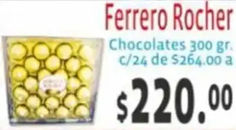 Ferrero Rocher Chocolates 300 gr. c/24