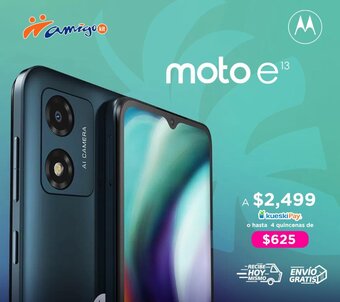 Telcel moto e¹³ oferta